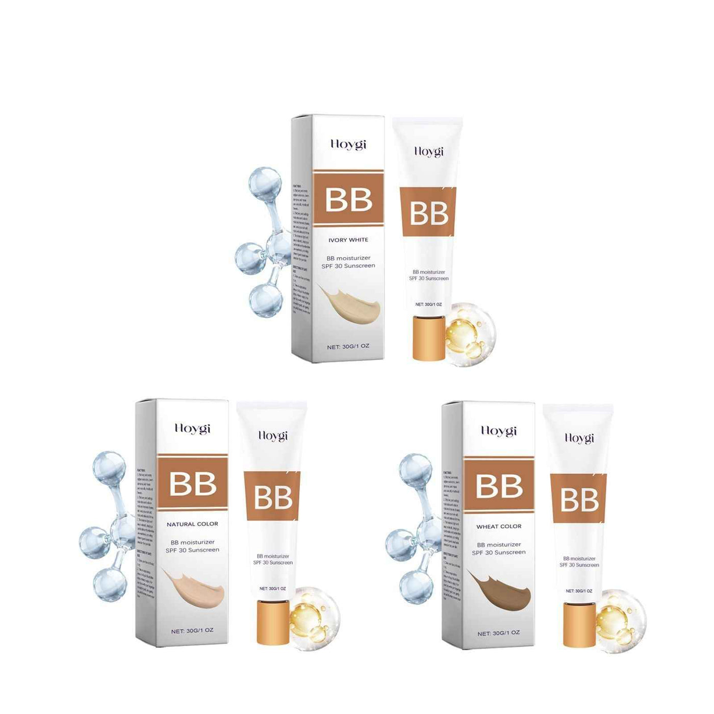 Protective BB Cream Concealer Lightweight Liquid Foundation