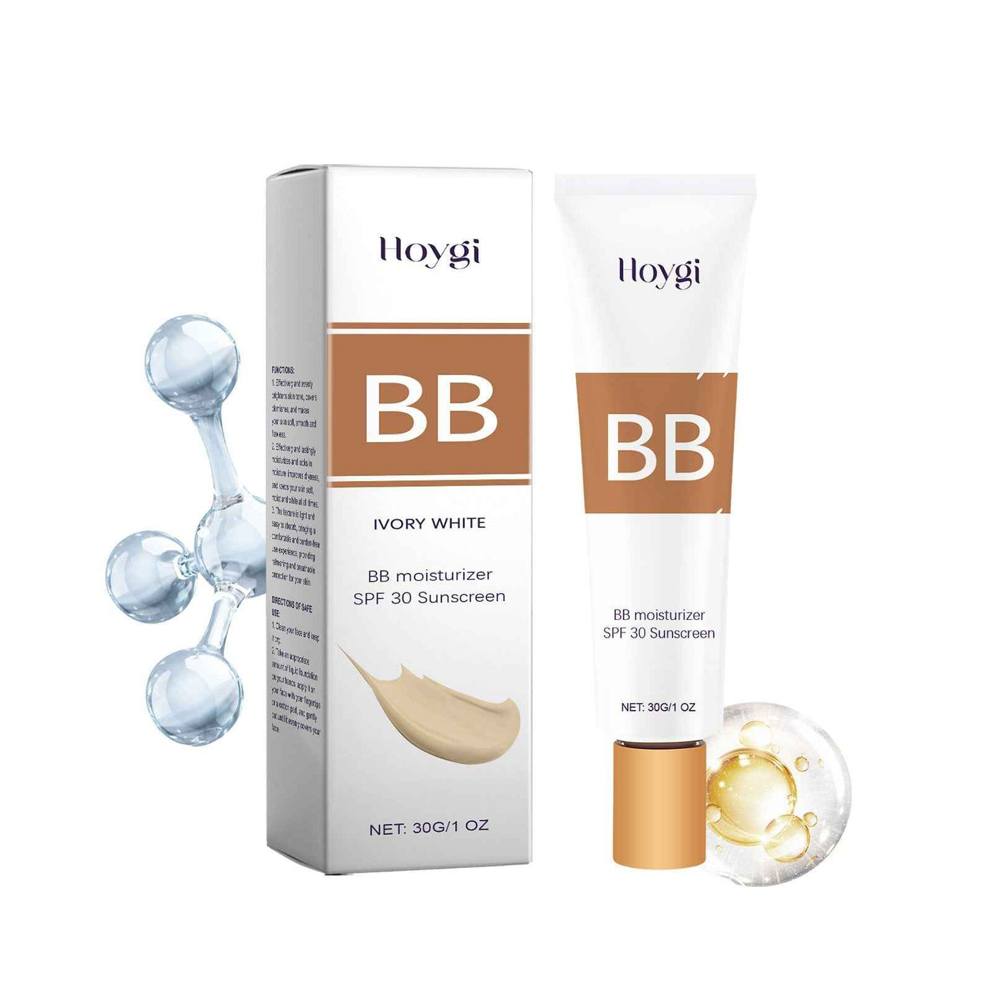Protective BB Cream Concealer Lightweight Liquid Foundation