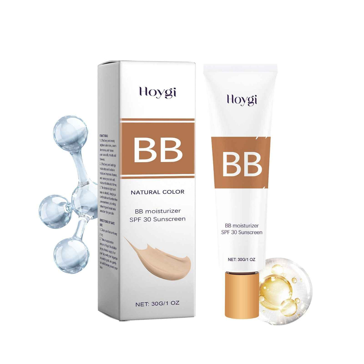 Protective BB Cream Concealer Lightweight Liquid Foundation