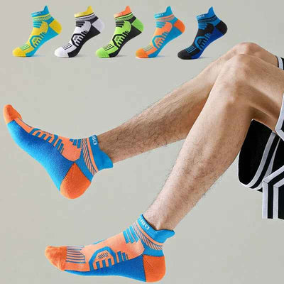 Men's Mesh Breathable And Sweat Absorbing Low Top Socks