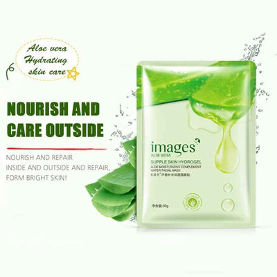 Beautiful Image Aloe Facial Mask Moisturizing Natural Aloe Vera Gel Cosmetic Care