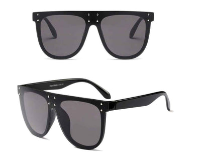 Fashion men and women glasses big box face slimming sunglasses