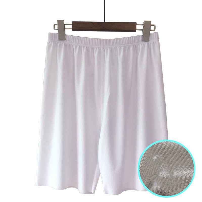 Men's Ice Silk Thread Five-point Shorts Thin Outer Wear