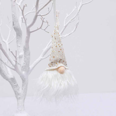 Christmas Decorations Forest Elderly Pendant With Lights Faceless Doll Light-emitting Small Hanging Tree Ornaments