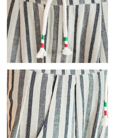 Chinese Style New Cotton And Linen Large Size Casual Youth Feet Japanese Men's Pants SHOPPORA