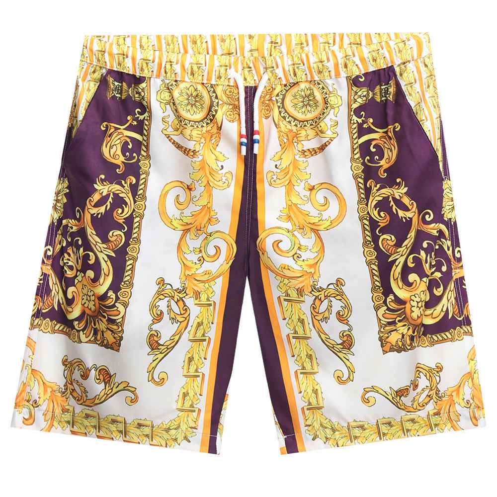 Fashionable Men's Digital Print Shorts