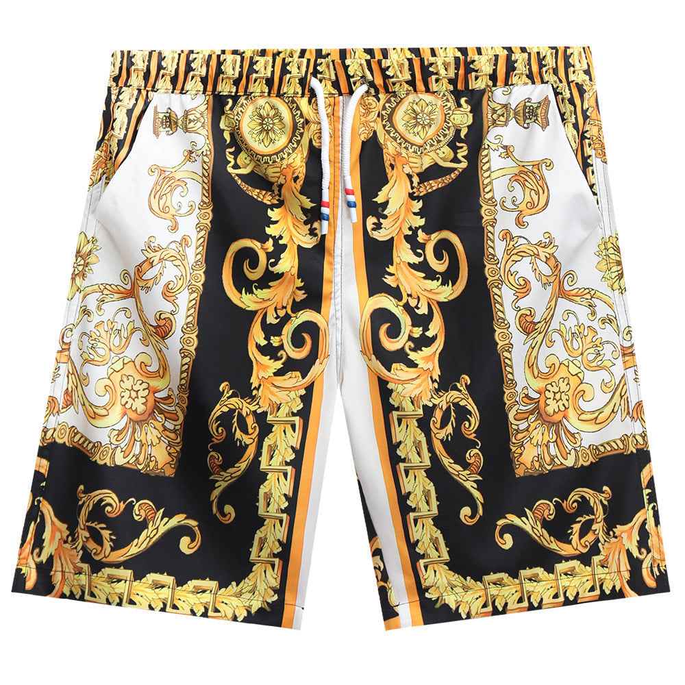 Fashionable Men's Digital Print Shorts