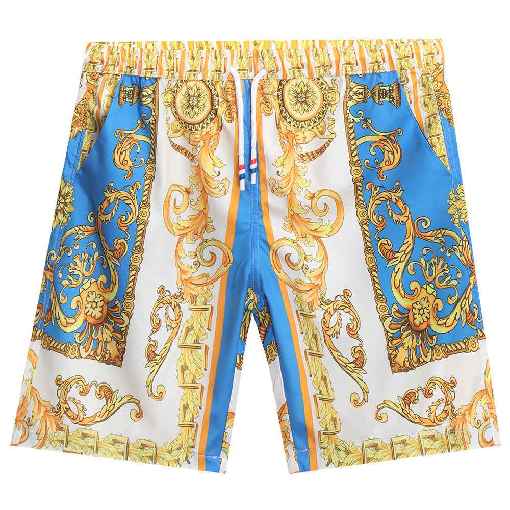 Fashionable Men's Digital Print Shorts