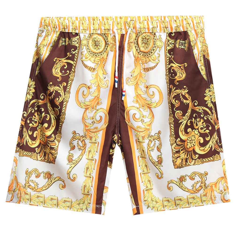 Fashionable Men's Digital Print Shorts