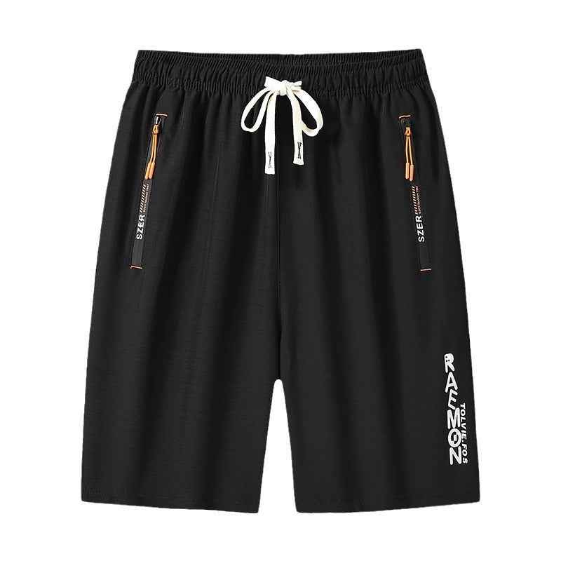 Loose Breathable Men's Fifth Pants