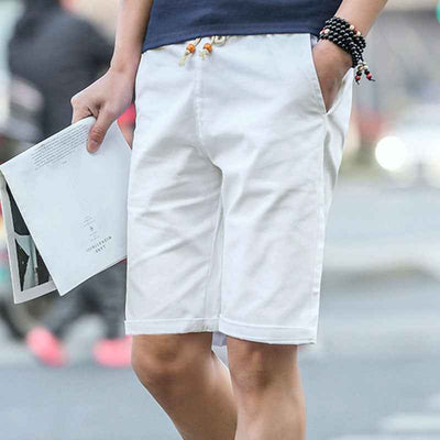 Men's Summer Five Point Pants Slim Casual Pants