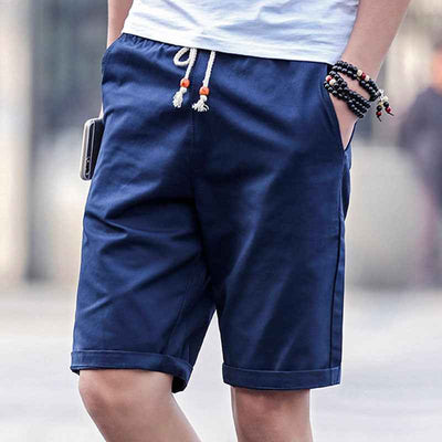 Men's Summer Five Point Pants Slim Casual Pants