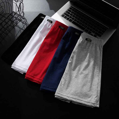 Mid-waist Three-point Loose Plus Size Cotton Boxer Men's Underwear