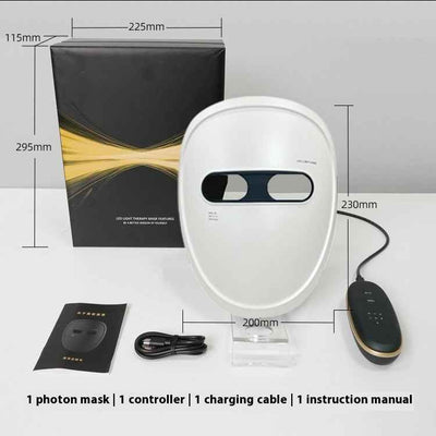 Rechargeable Mask Face LED Color Light Domestic Beauty Apparatus