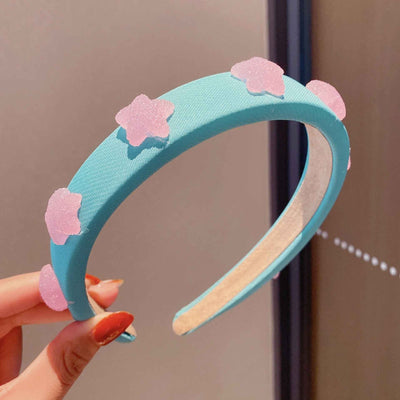 Small Flower Face Wash Makeup Hair Band