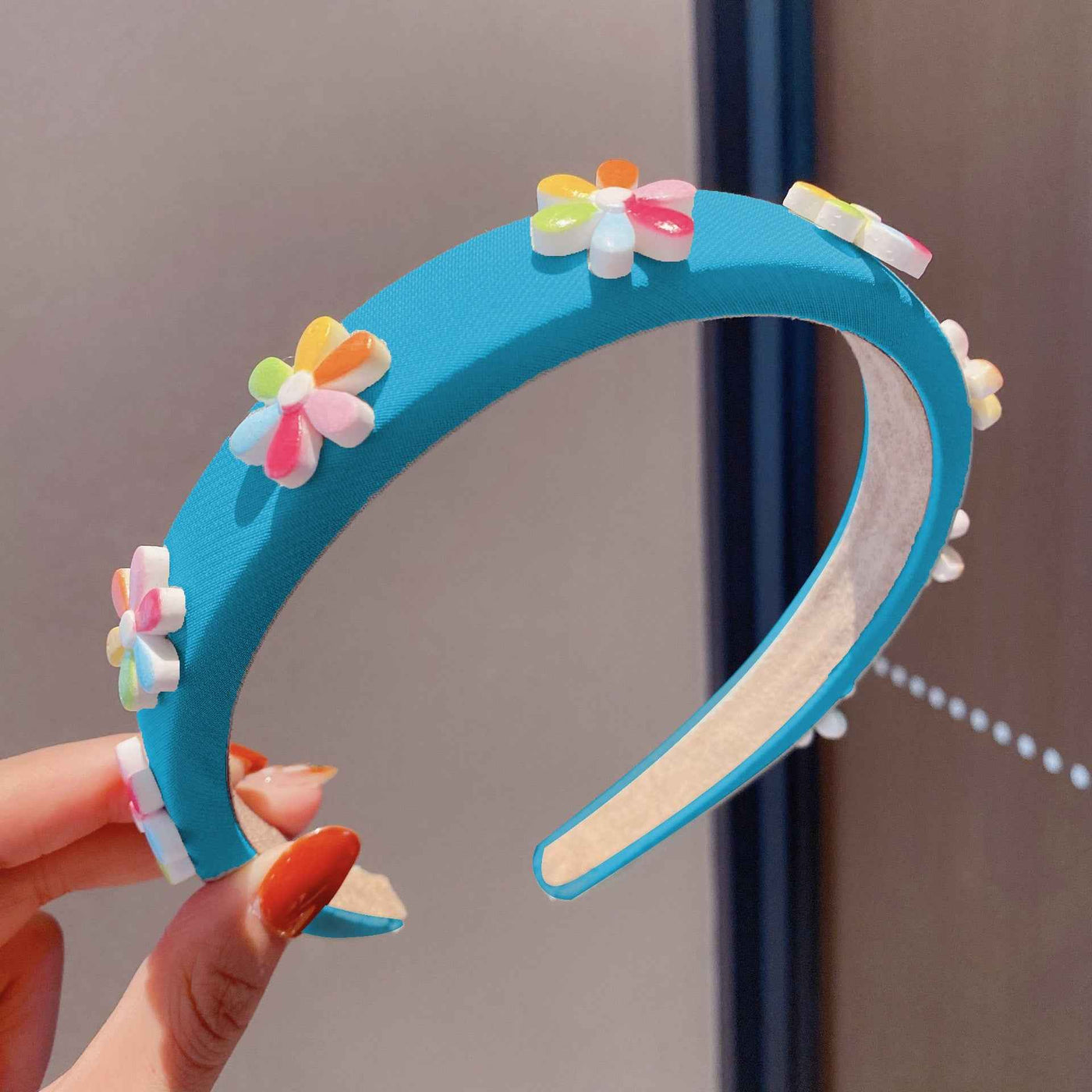 Small Flower Face Wash Makeup Hair Band