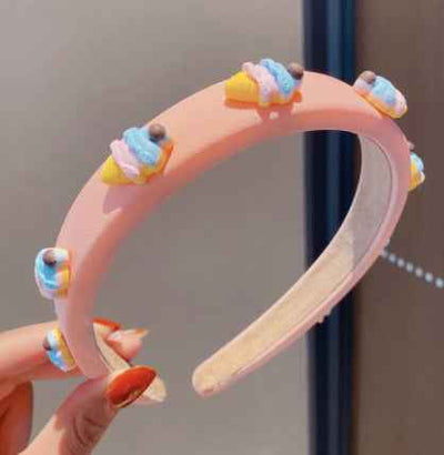 Small Flower Face Wash Makeup Hair Band