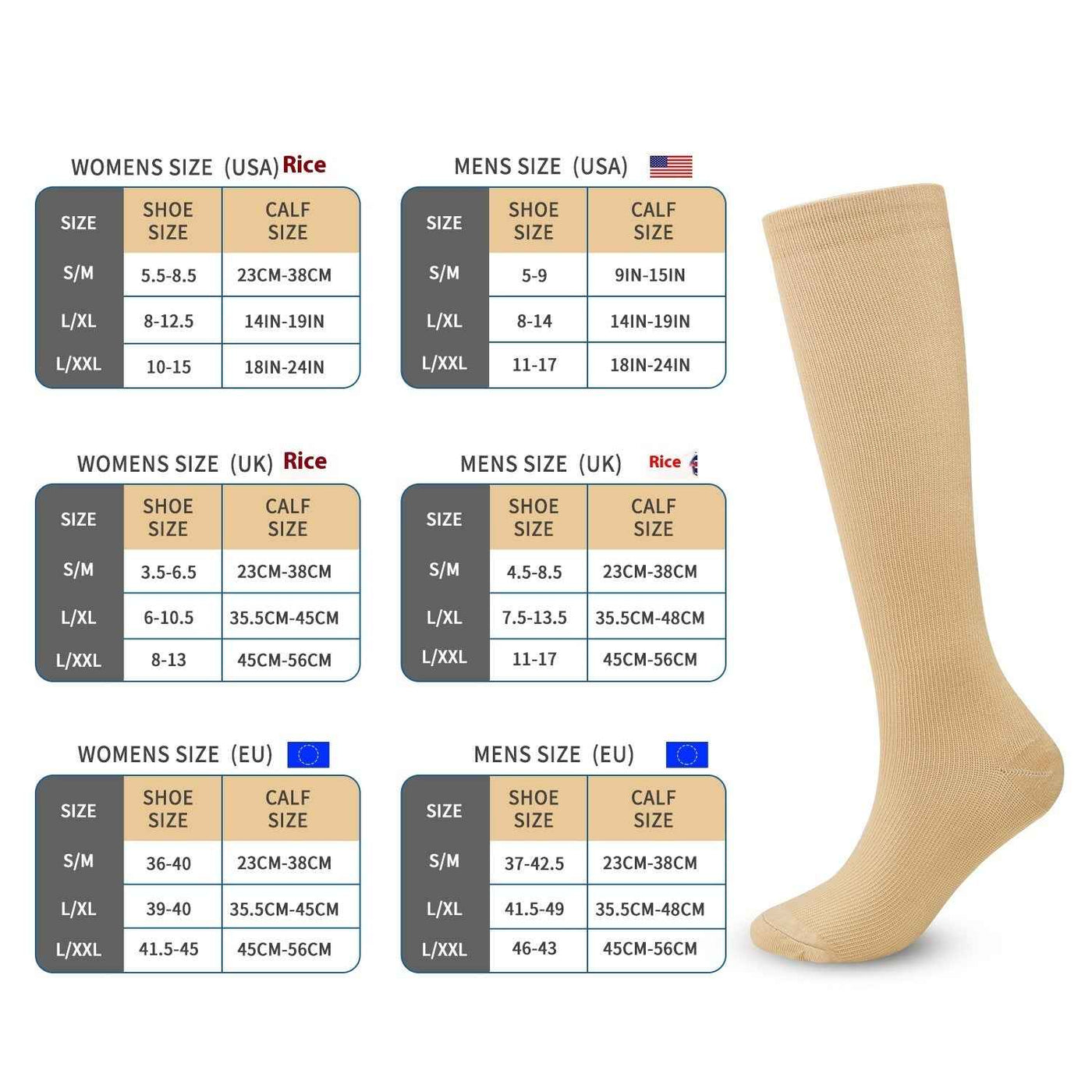 Outdoor Fitness Running Exercise Pressure Cycling Long Tube Compression Socks