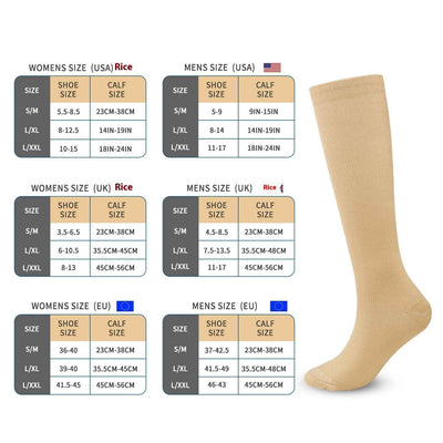 Outdoor Fitness Running Exercise Pressure Cycling Long Tube Compression Socks