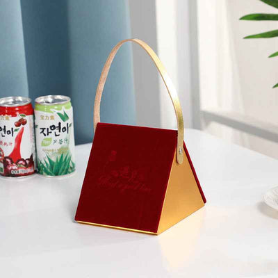 Diamond Portable Wedding Candy Box Holiday Gift Box Gift Packaging Box Wedding Candy Box With Hand Gift Box
