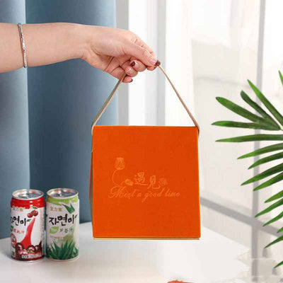 Diamond Portable Wedding Candy Box Holiday Gift Box Gift Packaging Box Wedding Candy Box With Hand Gift Box
