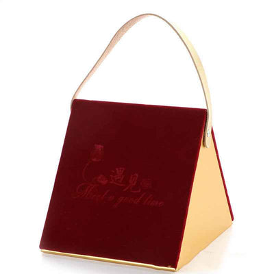 Diamond Portable Wedding Candy Box Holiday Gift Box Gift Packaging Box Wedding Candy Box With Hand Gift Box