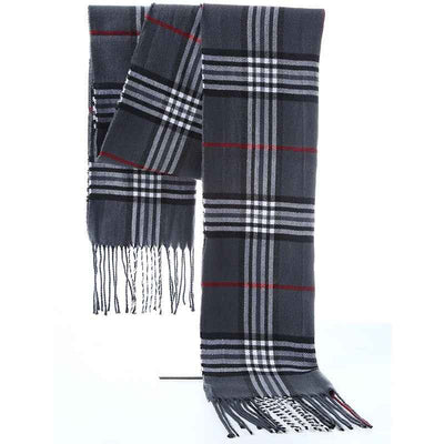 Cashmere warm fashion plaid ladies bib