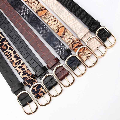Fashion All-matching Pin Buckle Pant Women's Belt