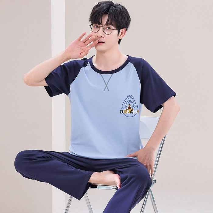 Pajamas Men's Short-sleeved Trousers Summer