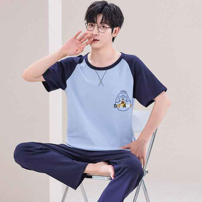Pajamas Men's Short-sleeved Trousers Summer