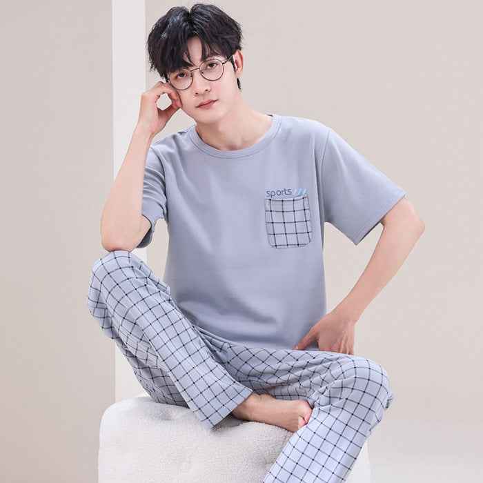 Pajamas Men's Short-sleeved Trousers Summer