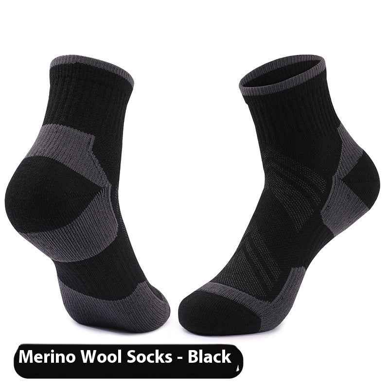 Men's Outdoor Non-slip Wear-resistant Sweat-absorbent Breathable Wool Socks