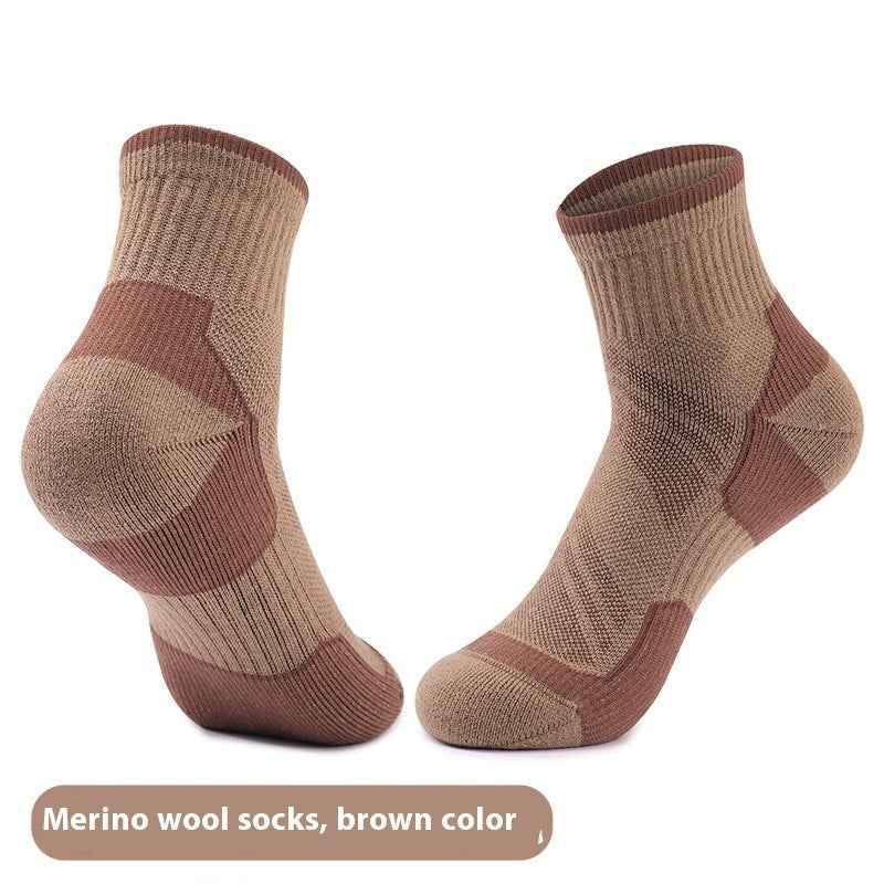 Men's Outdoor Non-slip Wear-resistant Sweat-absorbent Breathable Wool Socks