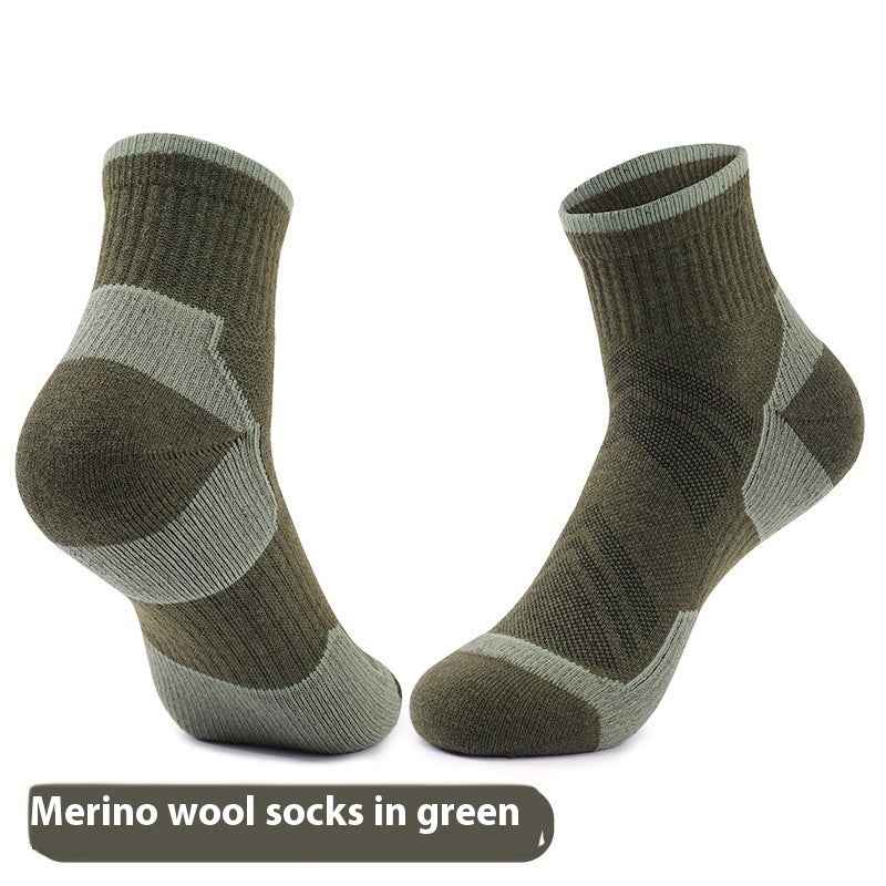 Men's Outdoor Non-slip Wear-resistant Sweat-absorbent Breathable Wool Socks