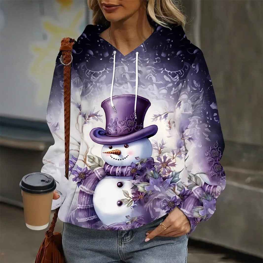 Merry Christmas Snowman Women's Sweater