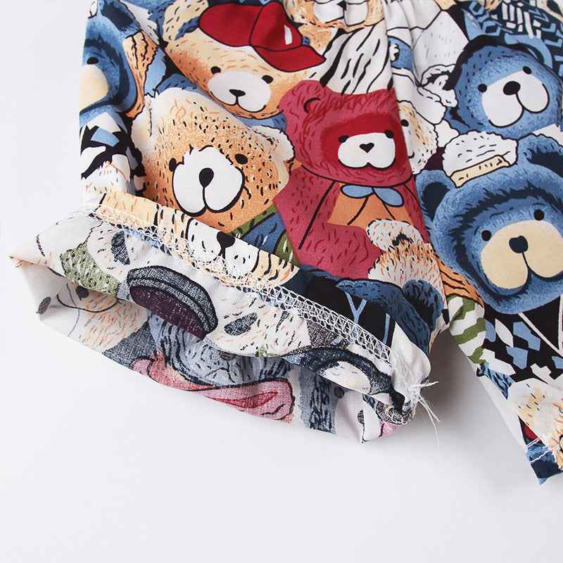 Children's New Summer Printed Shorts Lightweight Breathable