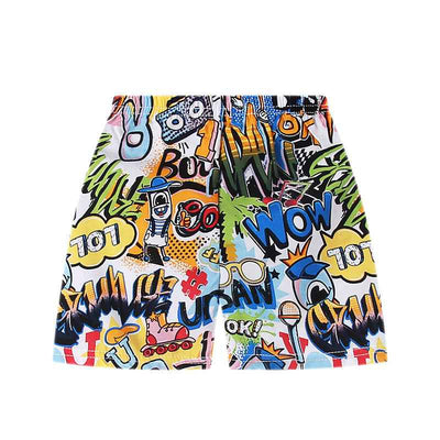 Children's New Summer Printed Shorts Lightweight Breathable