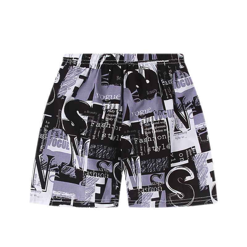 Children's New Summer Printed Shorts Lightweight Breathable
