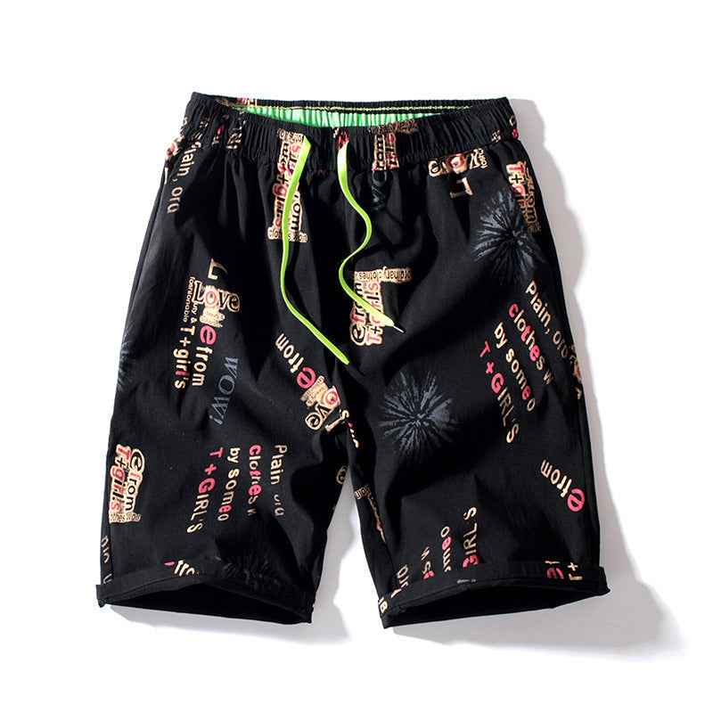 Summer Shorts Personality Loose Trend Beach Pants