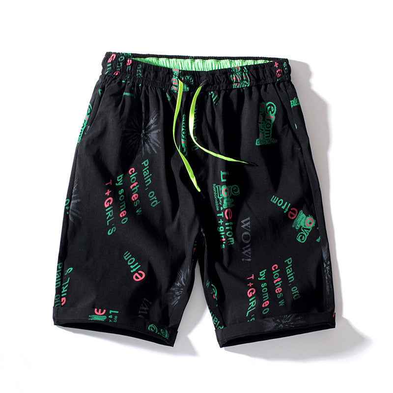 Summer Shorts Personality Loose Trend Beach Pants