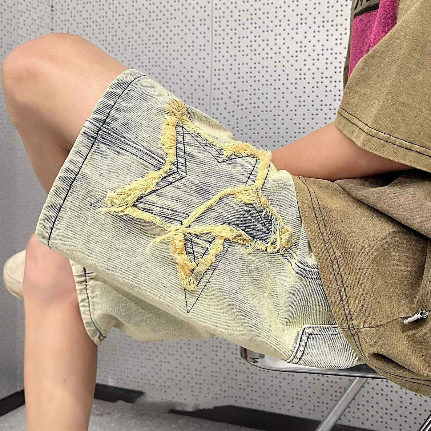 Washed Do The Old Cowboy Shorts Men's Summer