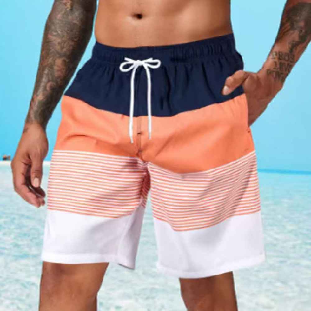 Fashion Personality Wide Beach Shorts Men
