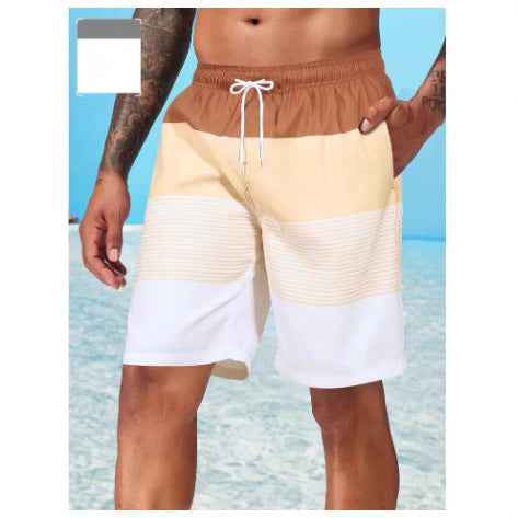 Fashion Personality Wide Beach Shorts Men