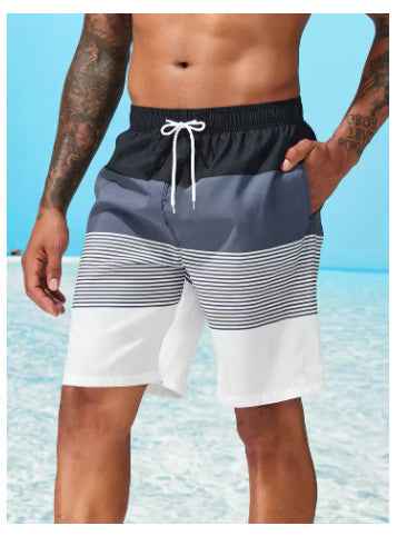 Fashion Personality Wide Beach Shorts Men