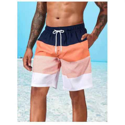Fashion Personality Wide Beach Shorts Men