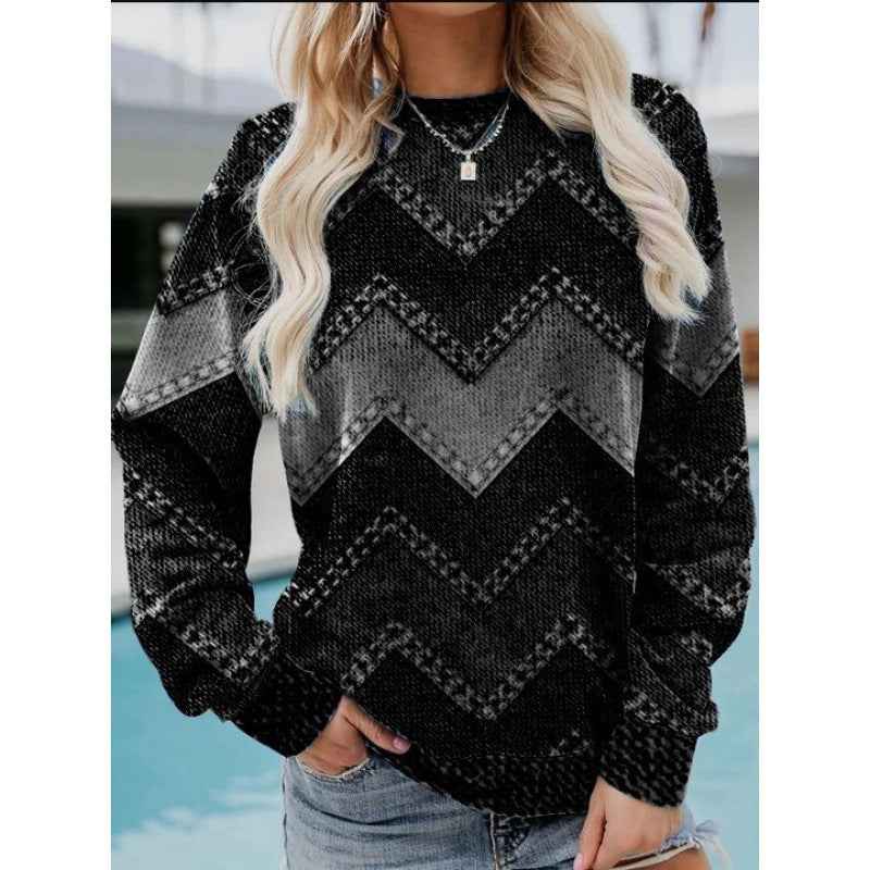 Winter Christmas Hooded Sweater Printed Men And Women Loose Casual