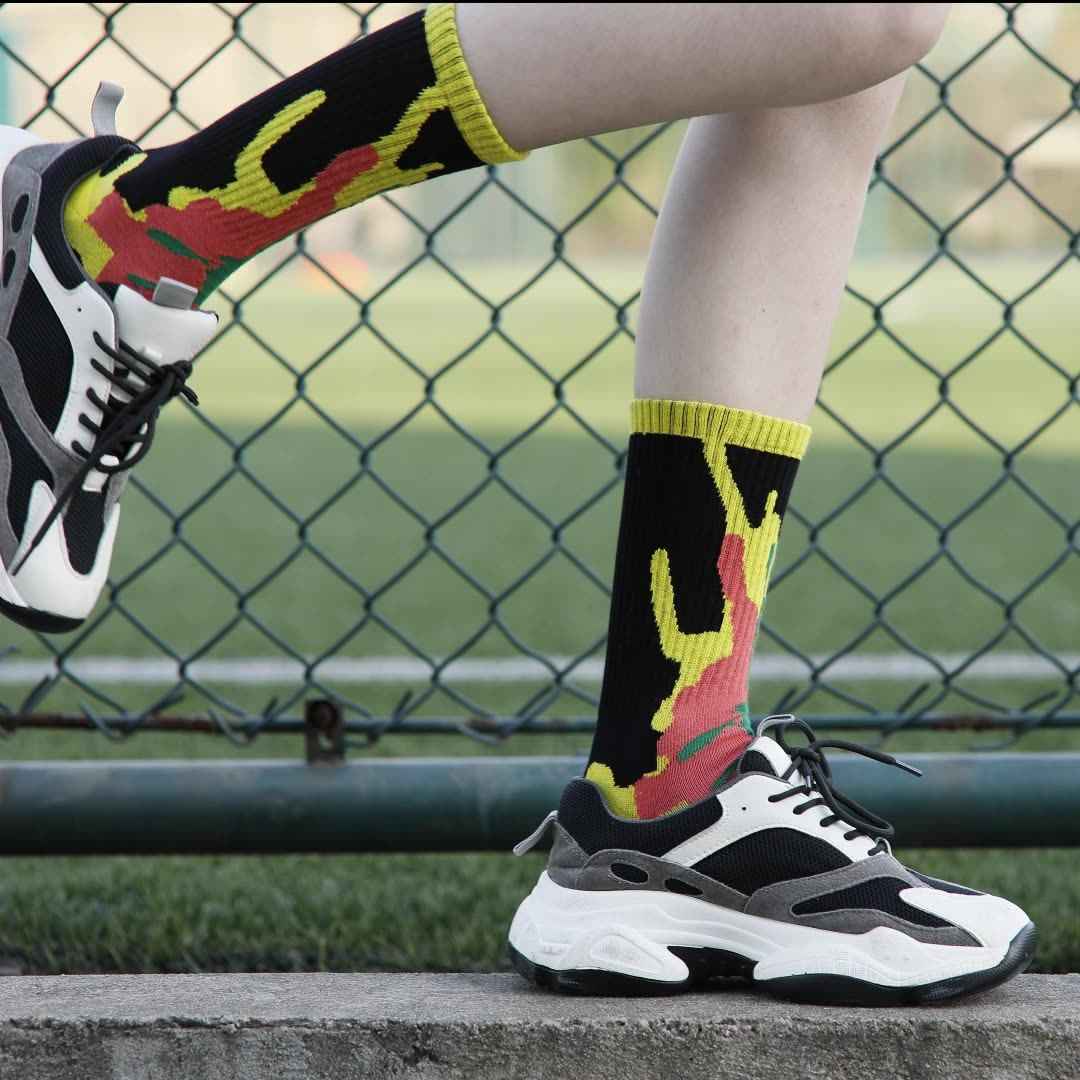 Men's Fashion Running Basketball Sports Socks