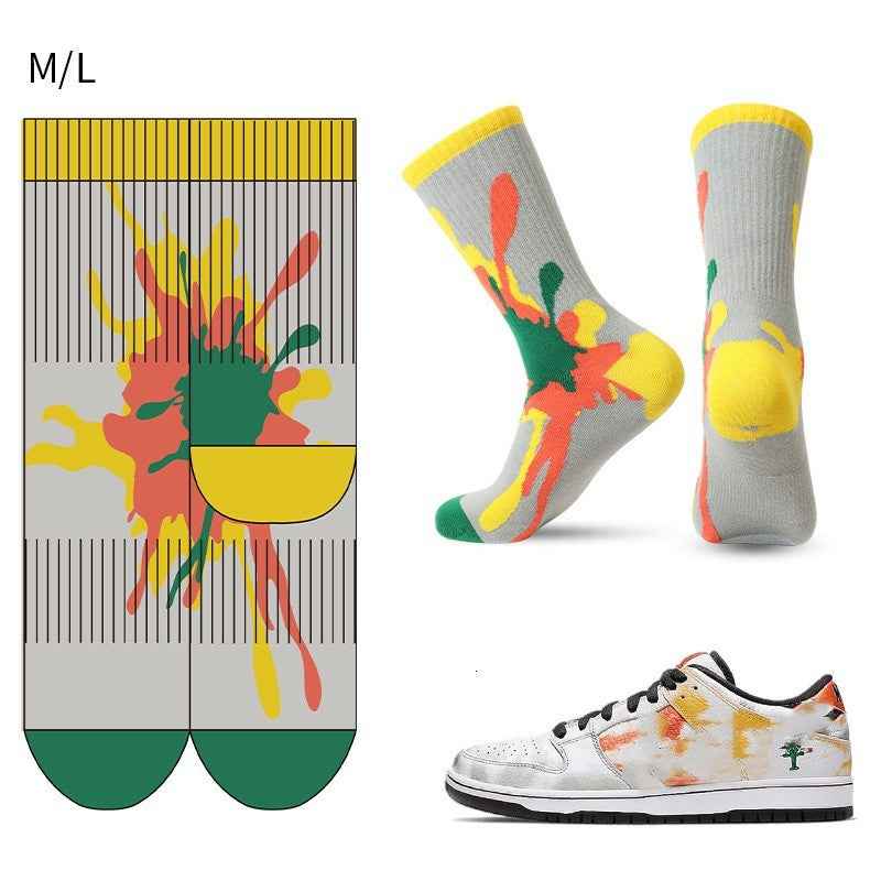 Men's Fashion Running Basketball Sports Socks