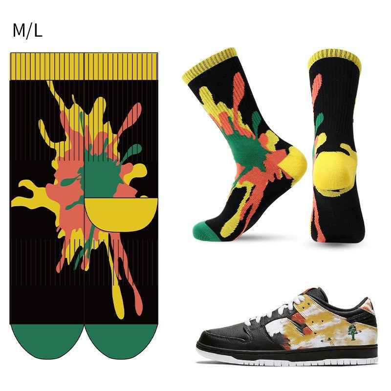 Men's Fashion Running Basketball Sports Socks