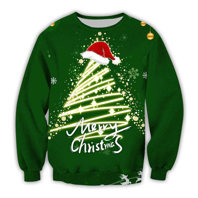 3D Digital Printing Christmas Hoodie